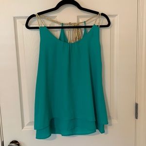 Tie strap tank top